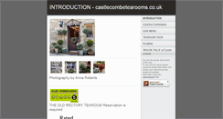 Desktop Screenshot of castlecombetearooms.co.uk
